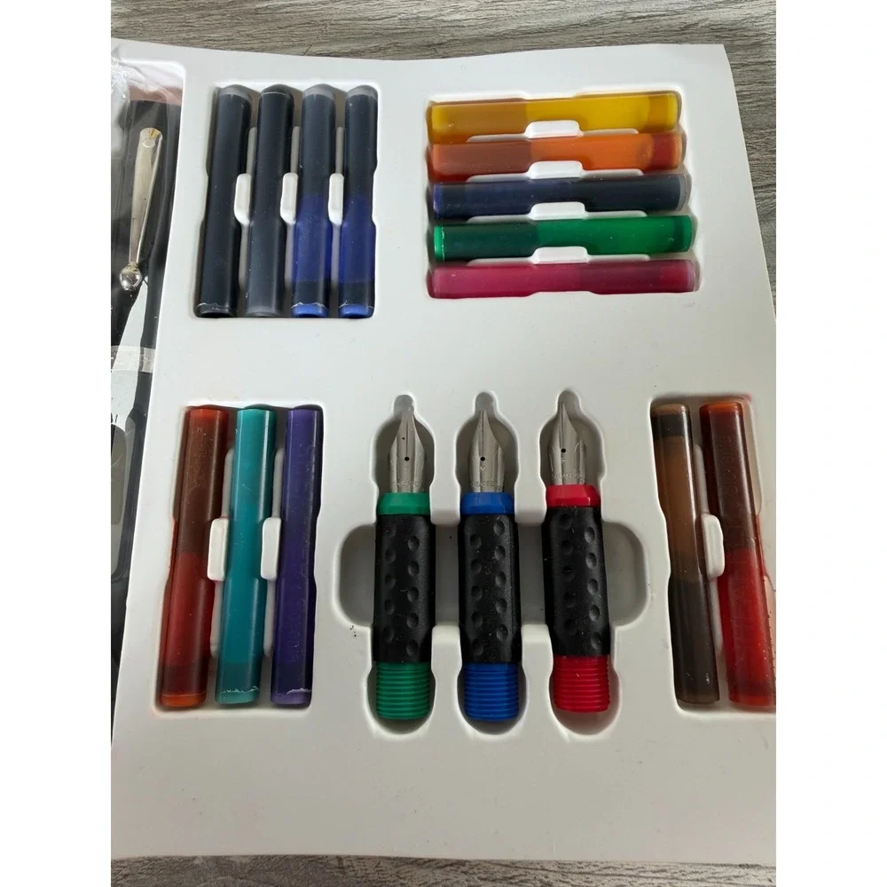 Sheaffer Calligraphy Kit Speedball Manuscript Sets Ink Nibs Pens Lot Artist New